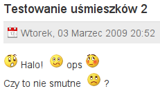 yvSmiley zmienił wygląd tego artykułu podobnie jak zmienił wygląd komentarzy w powyższych przykładach